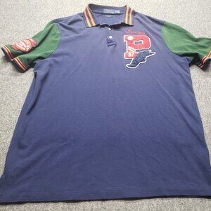 Polo Ralph Lauren P-Wing Shirt XL RL Athletic Team Champs 1959 Football Bulldog